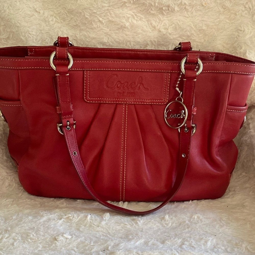 LOWEST PRICE !!!! Red Coach bag !